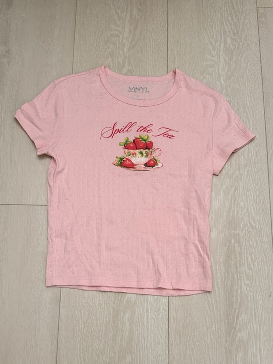 Other - ✨Vinyl Icons Pink "Spill the Tea" Graphic Tee